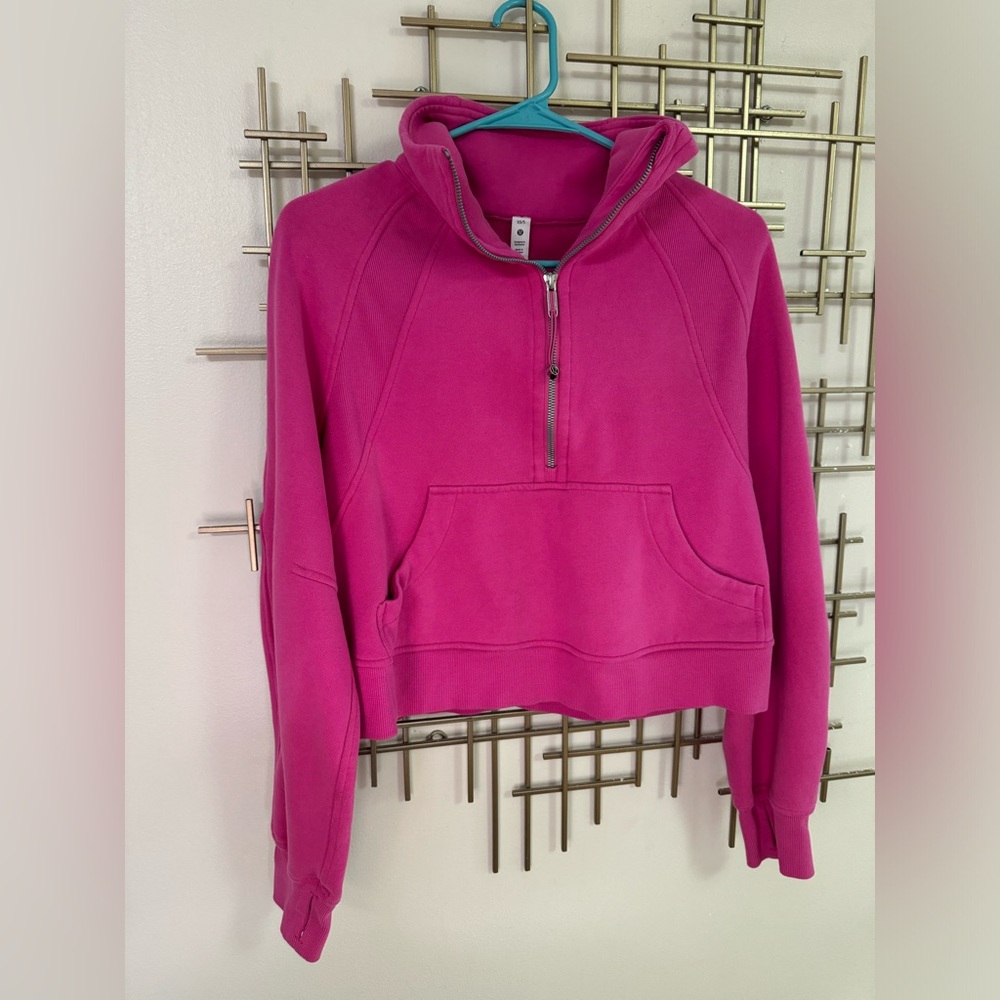 Lululemon scuba oversized funnel neck half zip